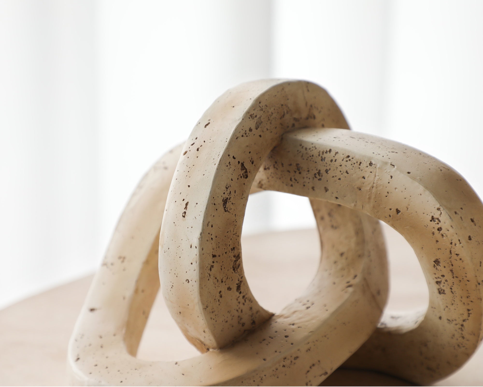 Liang & Eimil Avorio Sculpture – Beige Marble Effect