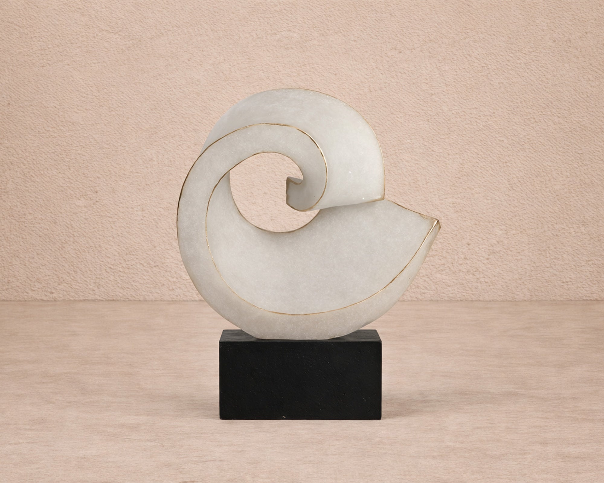 Liang & Eimil Basalto Sculpture – Black & White