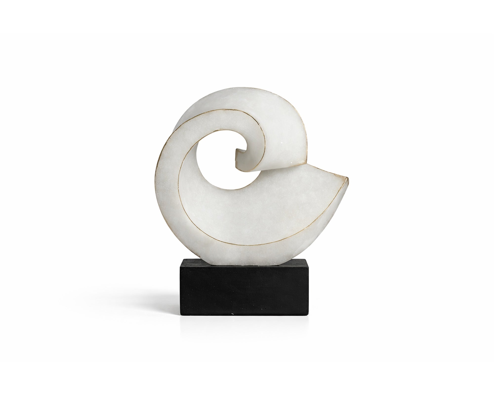 Liang & Eimil Basalto Sculpture – Black & White