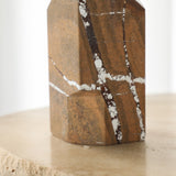 Liang & Eimil Doria Sculpture - Brown Earthy Marble