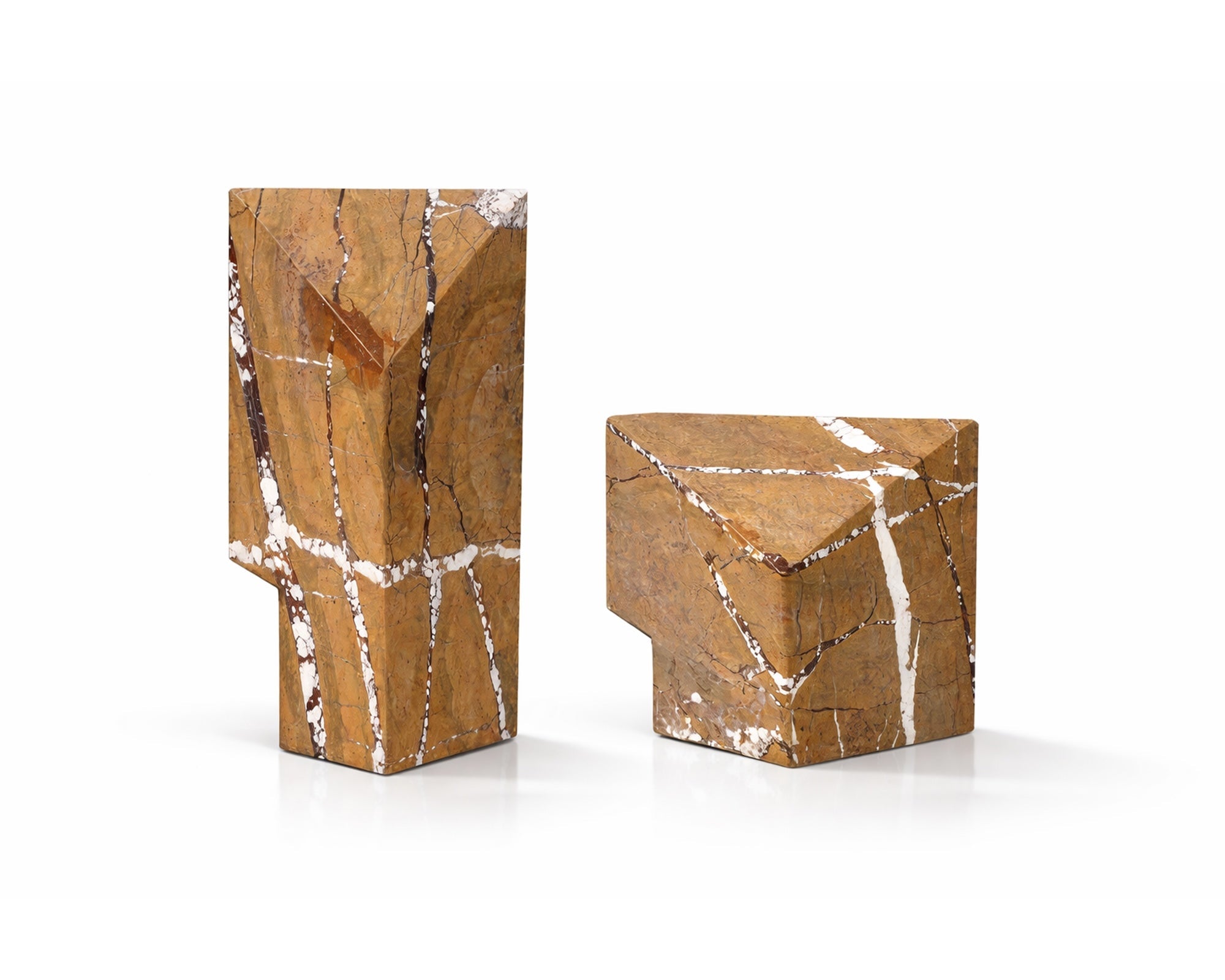 Liang & Eimil Dora Sculpture - Brown Earthy Marble