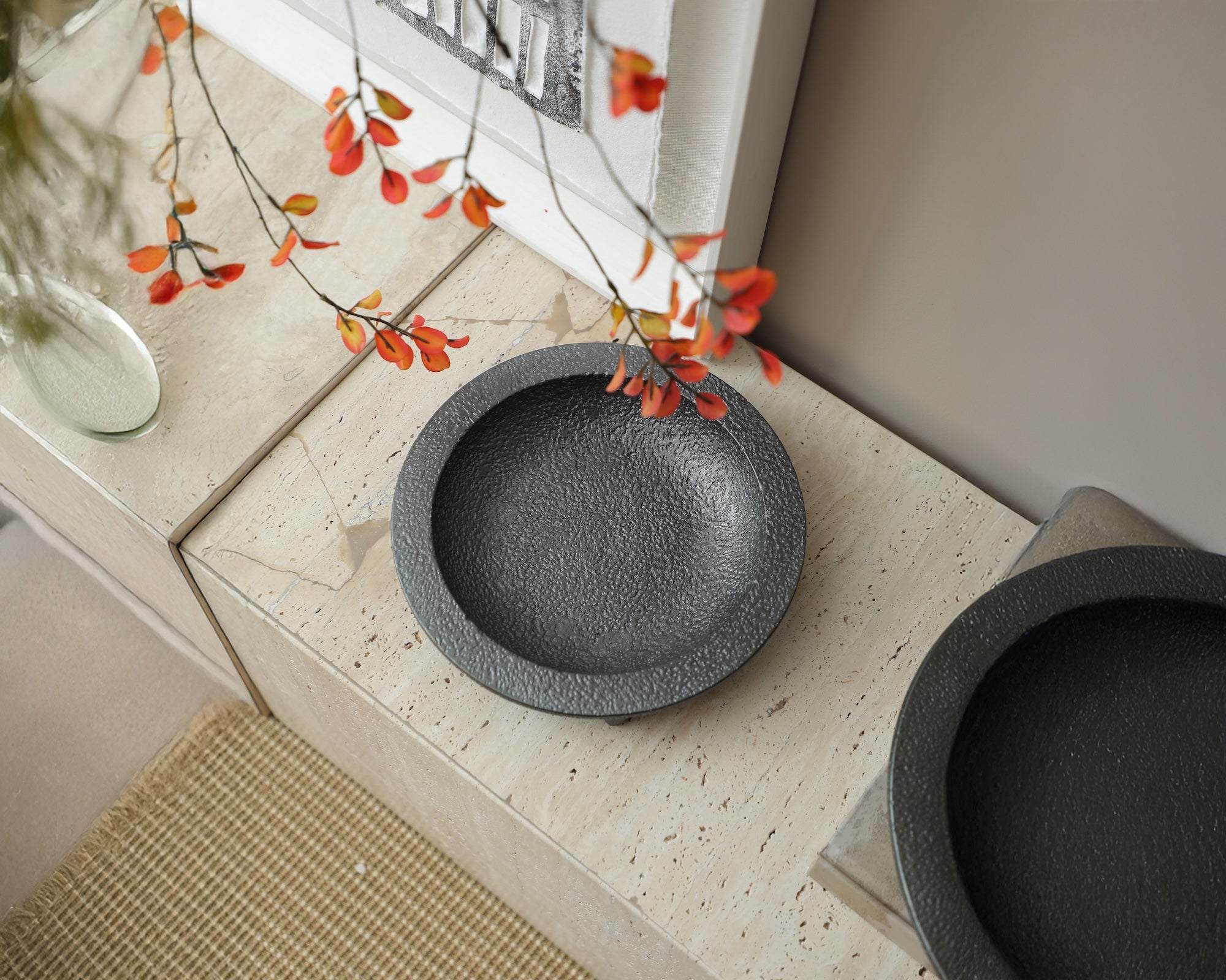 Liang & Eimil Siro Plate - Black Cement