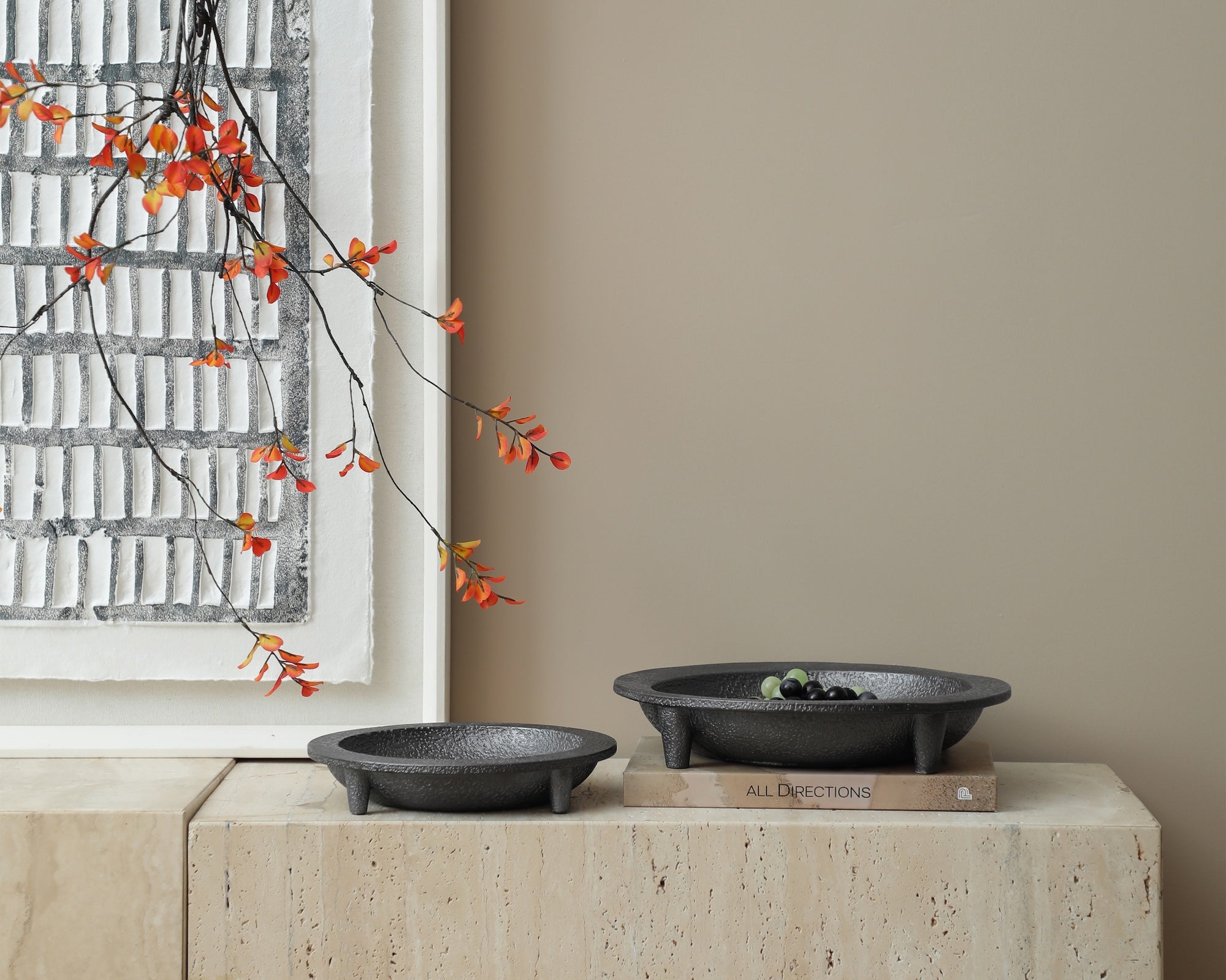 Liang & Eimil Siro Plate - Black Cement