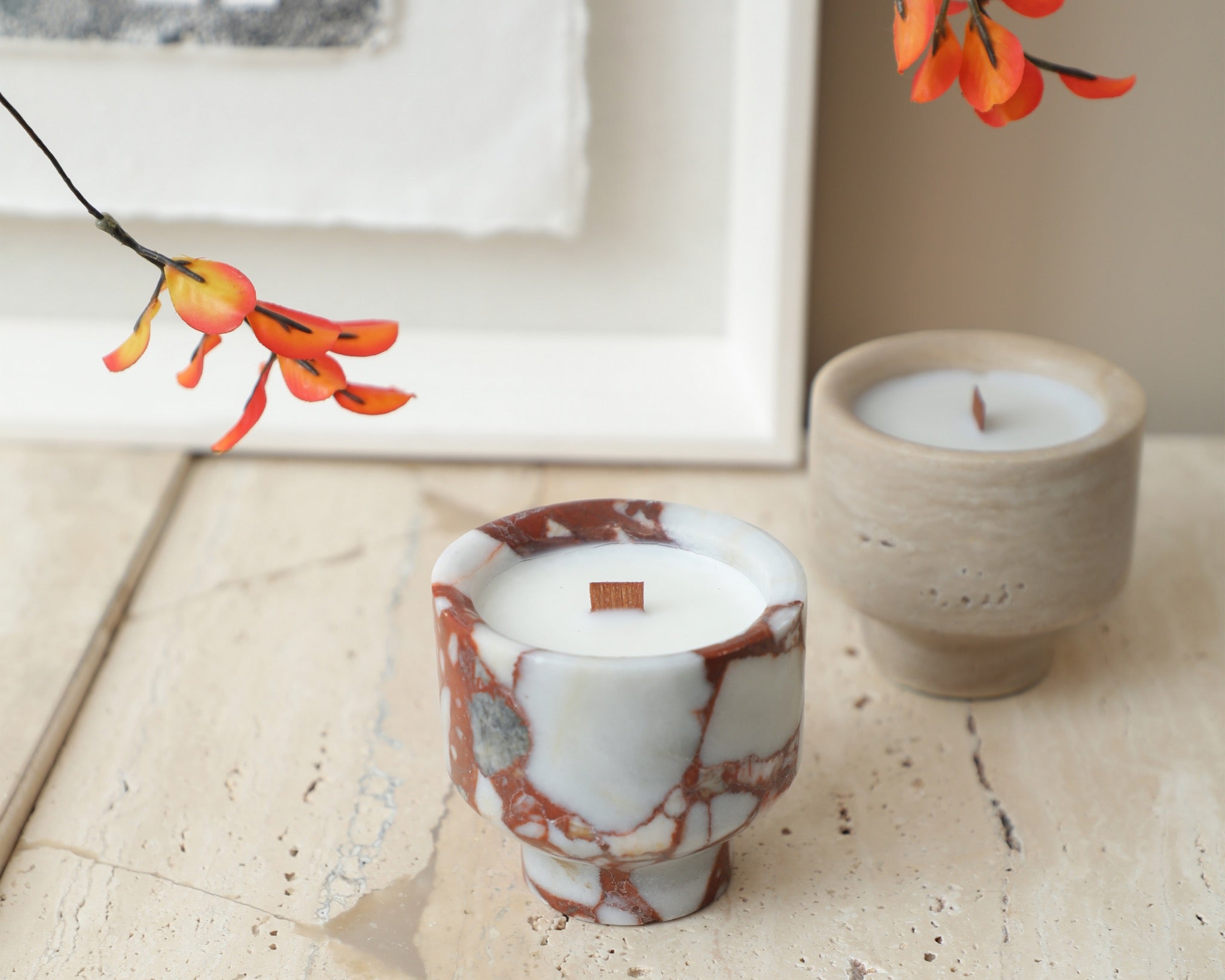 Liang & Eimil Rubea Candle - Rufous Marble