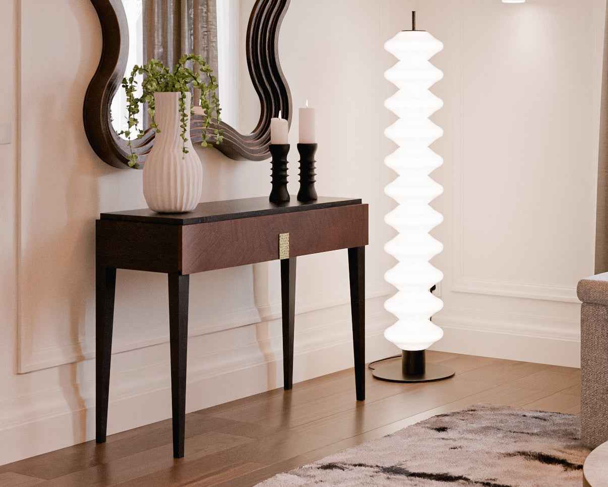Beverly Console Table - Brown Wood