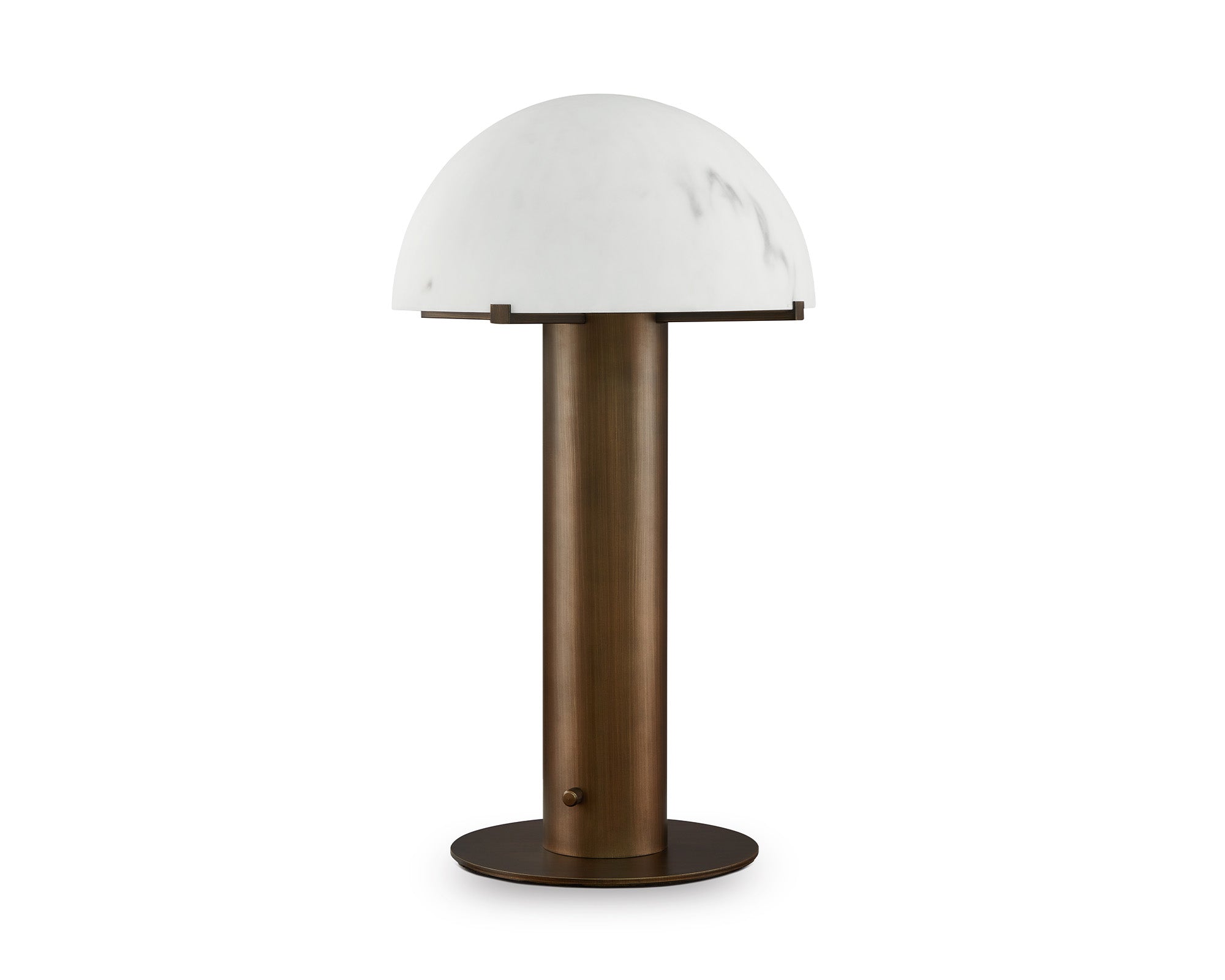 Aston Table Lamp - Alabaster and Antique Brass