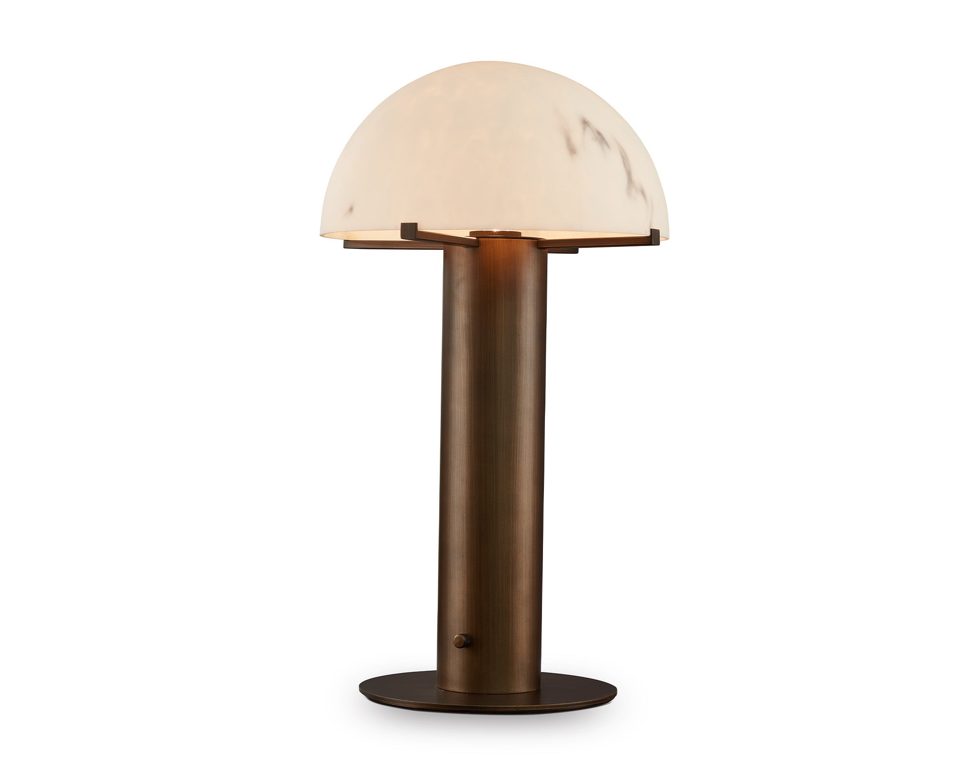 Aston Table Lamp - Alabaster and Antique Brass