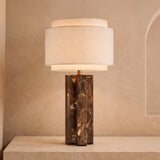 Liang & Eimil Asos Table Lamp – Brown Emperador Marble