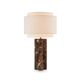 Liang & Eimil Asos Table Lamp – Brown Emperador Marble