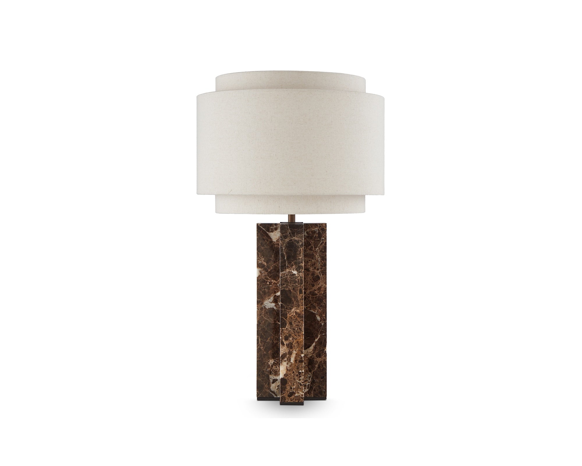 Liang & Eimil Asos Table Lamp – Brown Emperador Marble