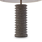 Liang & Eimil Carson Table Lamp – Black Travertine & Antique Bronze