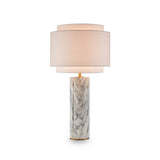 Liang & Eimil Aulis Table Lamp – White & Grey Marble