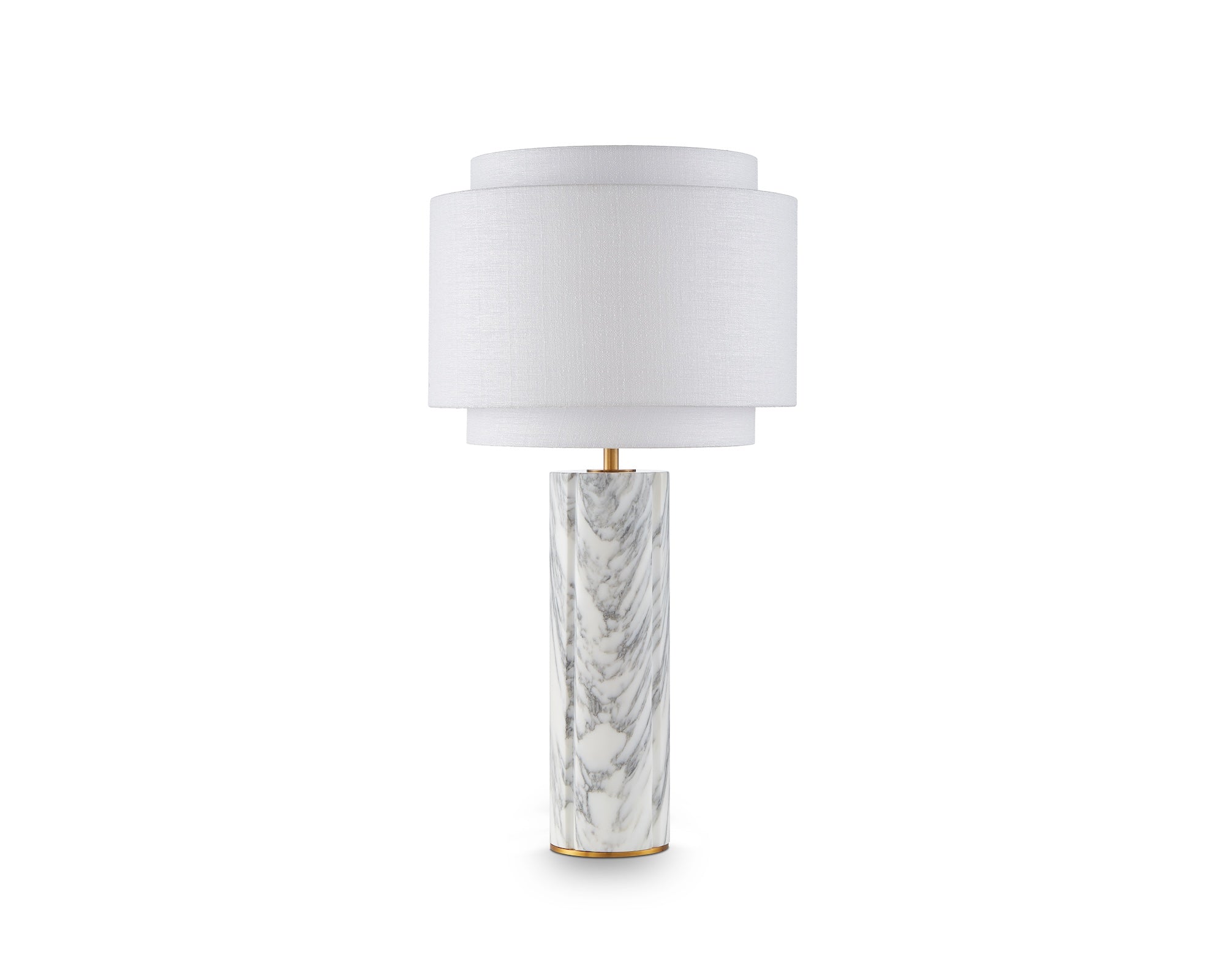 Liang & Eimil Aulis Table Lamp – White & Grey Marble