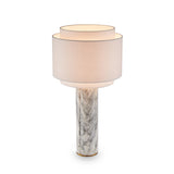 Liang & Eimil Aulis Table Lamp – White & Grey Marble