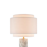 Liang & Eimil Aulis Table Lamp – White & Grey Marble