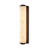 Liang & Eimil Fento IP44 Wall Lamp - Antique Bronze and Alabaster Effect - Large