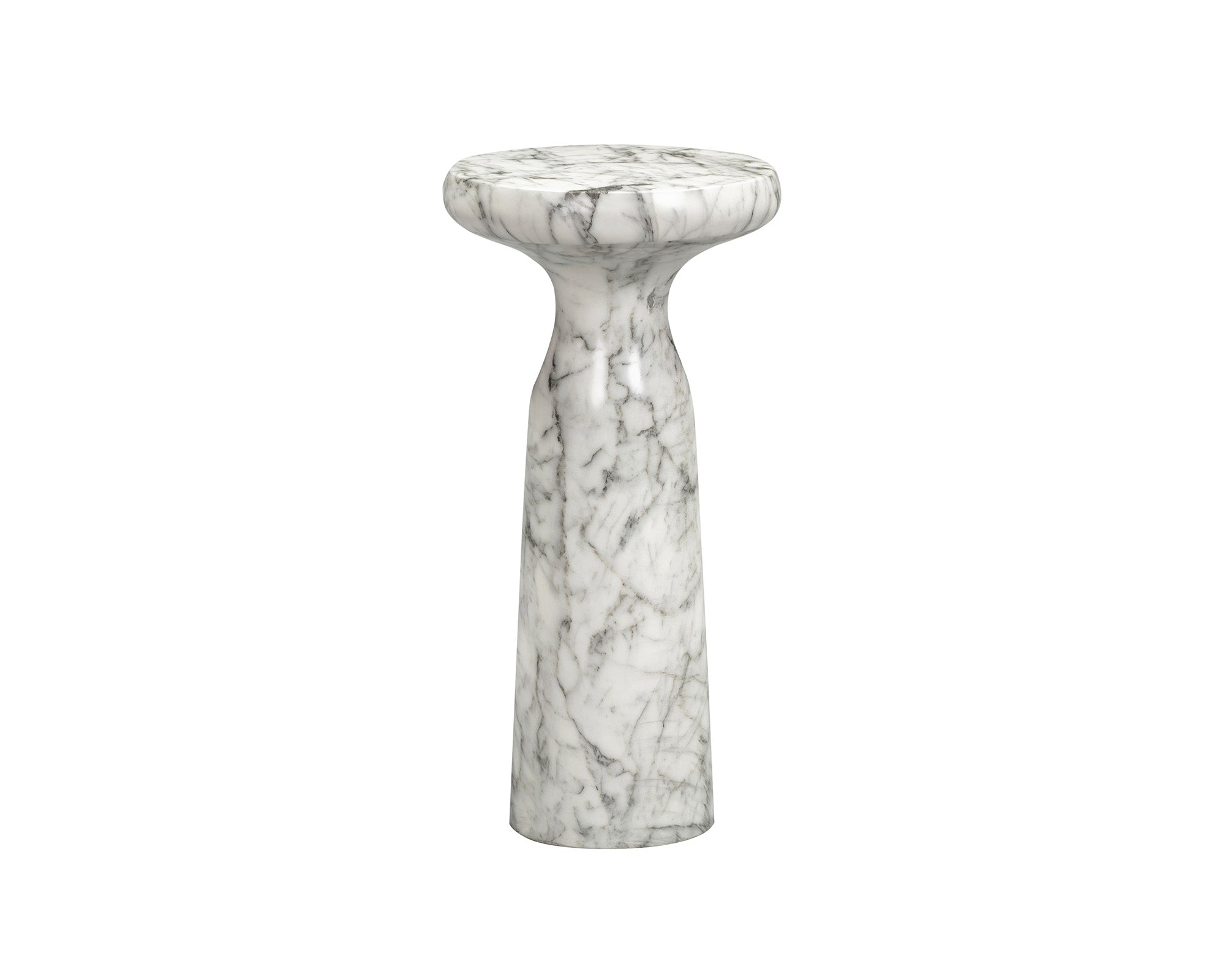 Liang & Eimil Akali Side Table – Carrara White Marble – Large