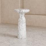 Liang & Eimil Akali Side Table – Carrara White Marble – Large