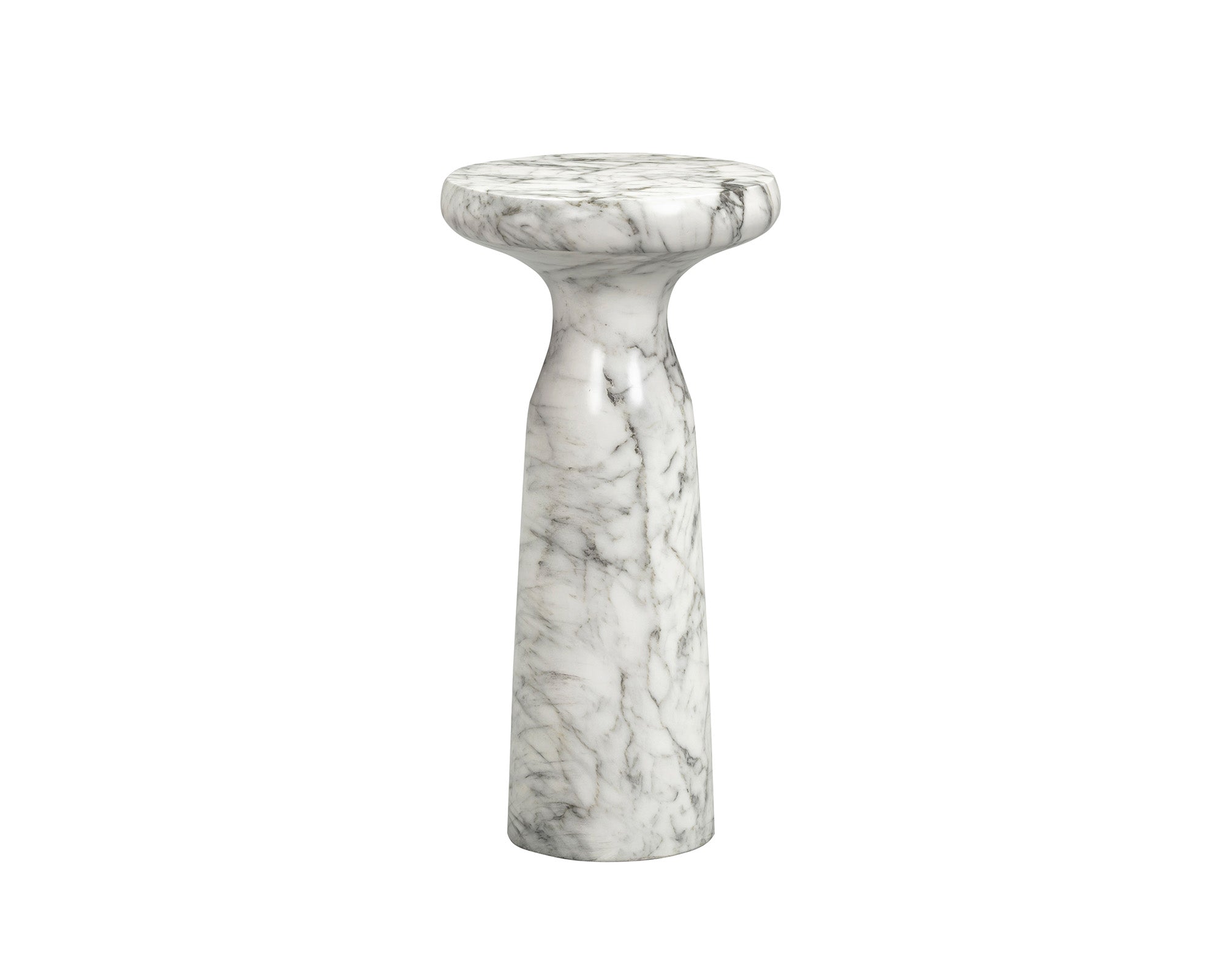 Liang & Eimil Akali Side Table – Carrara White Marble – Large