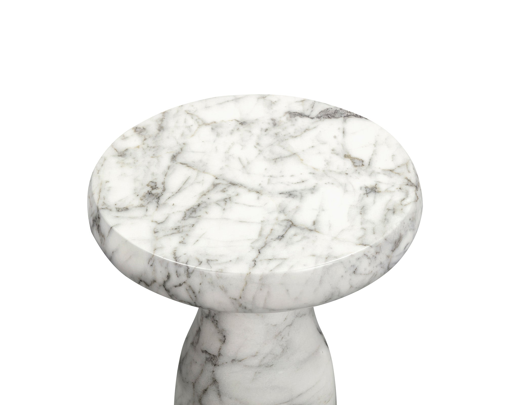 Liang & Eimil Akali Side Table – Carrara White Marble – Large
