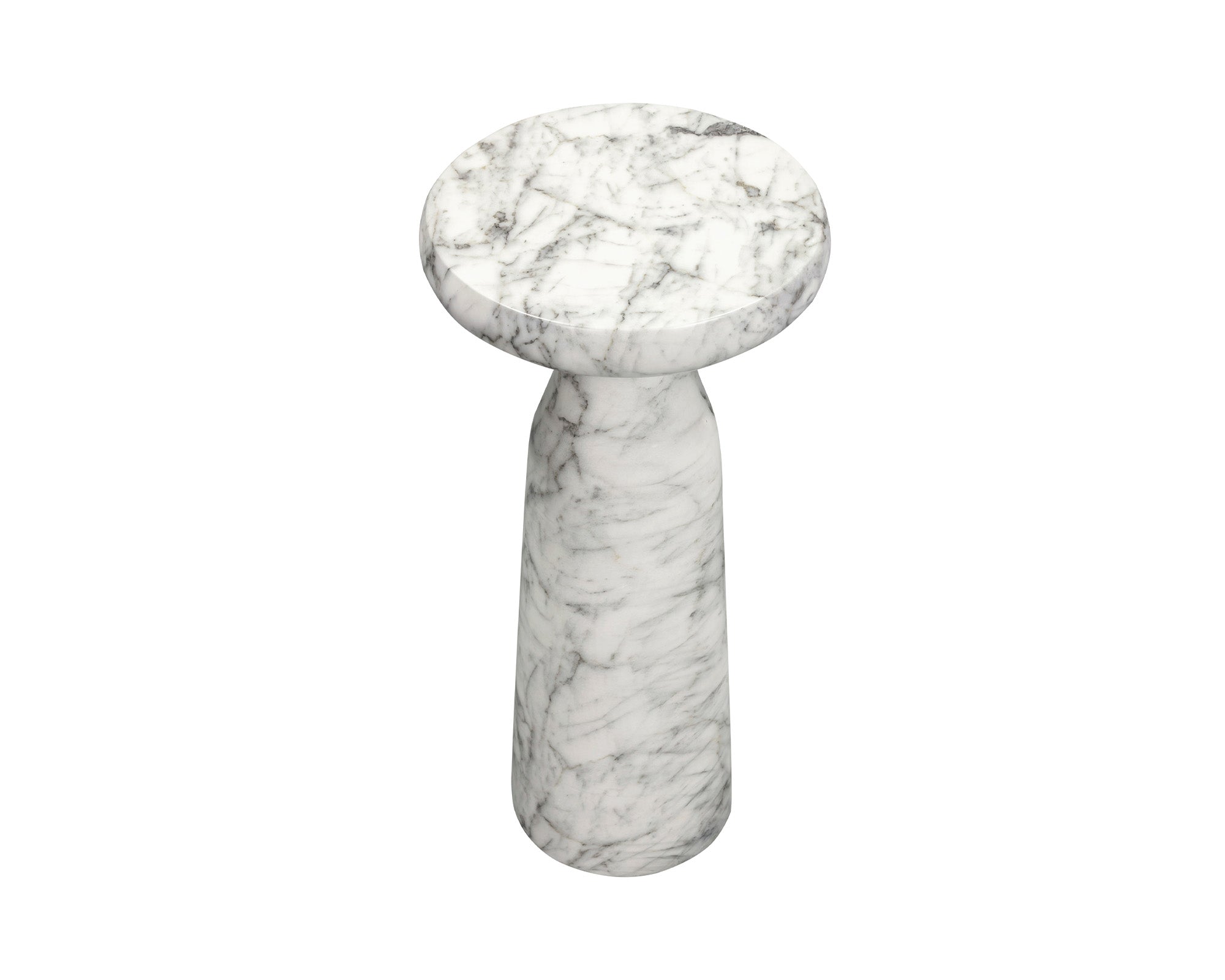 Liang & Eimil Akali Side Table – Carrara White Marble – Large