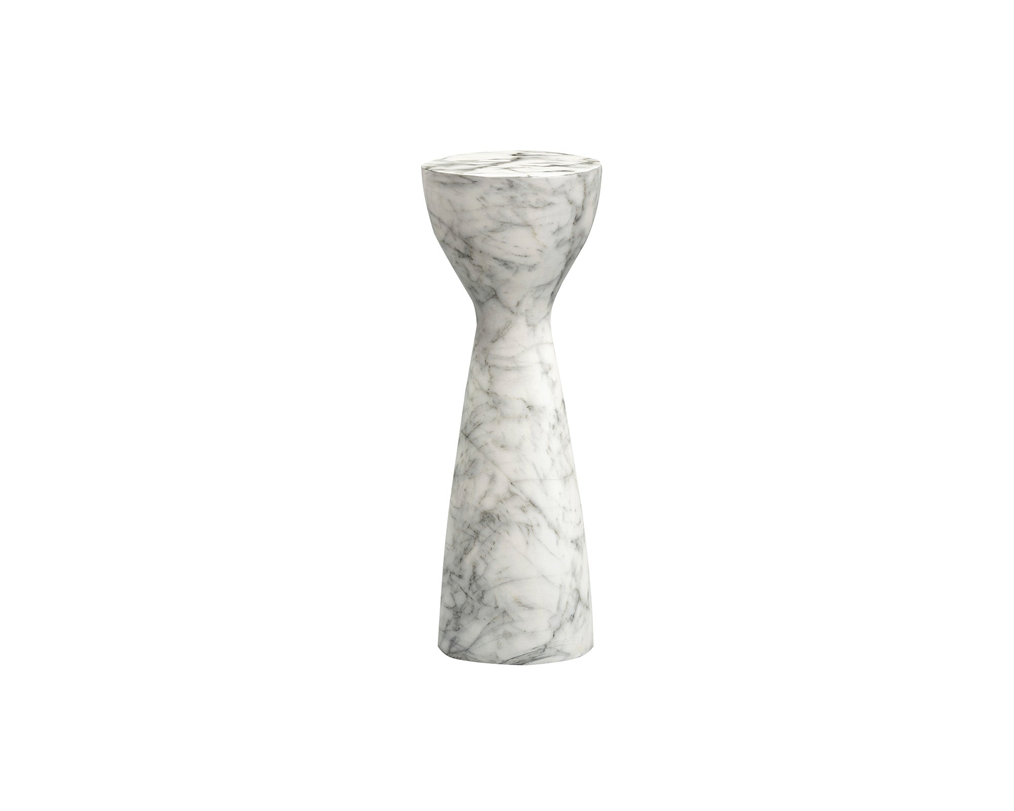 Liang & Eimil Akali Side Table – Carrara White Marble Effect – Small