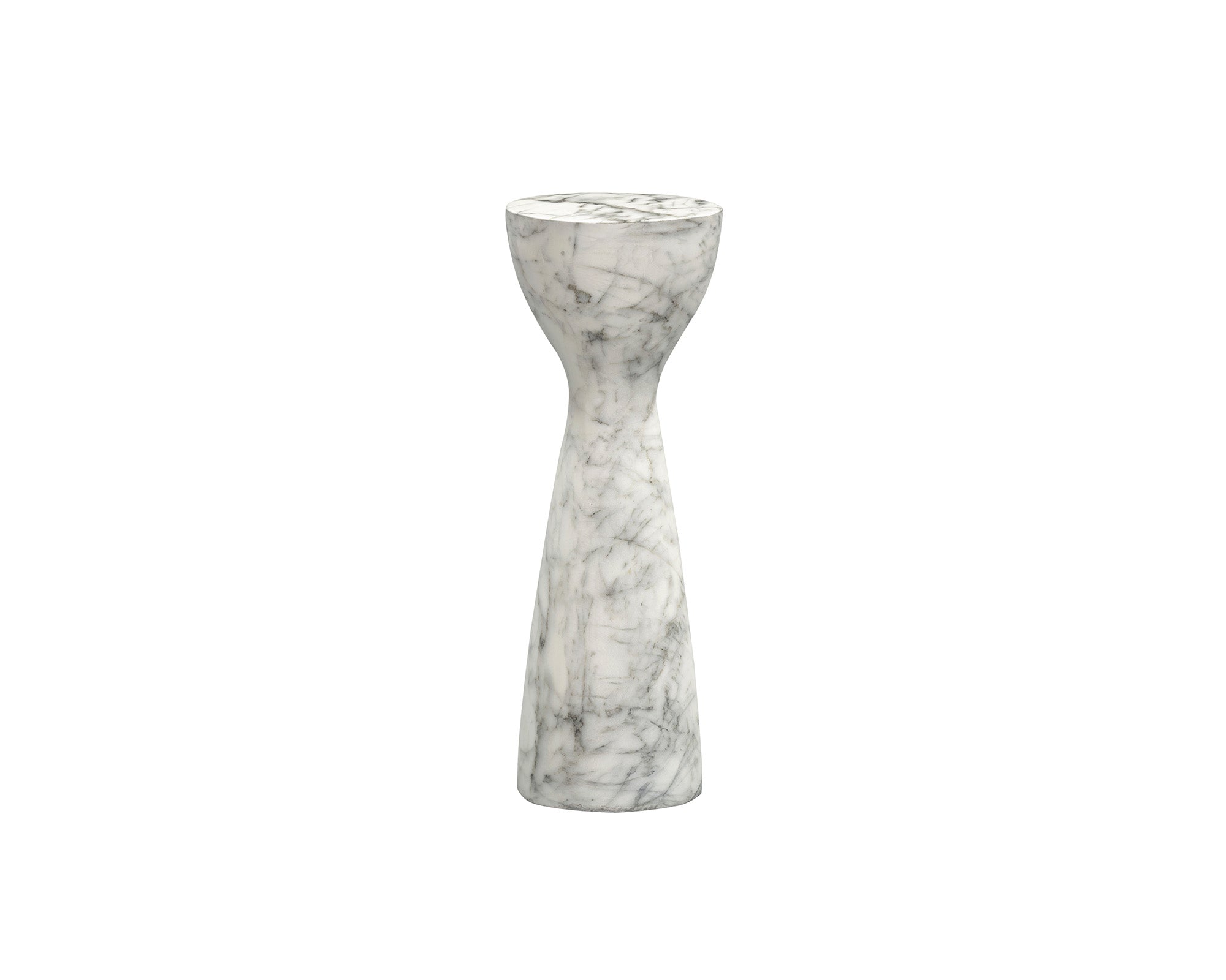Liang & Eimil Akali Side Table – Carrara White Marble Effect – Small