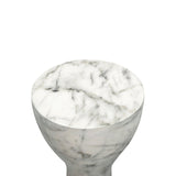 Liang & Eimil Akali Side Table – Carrara White Marble Effect – Small