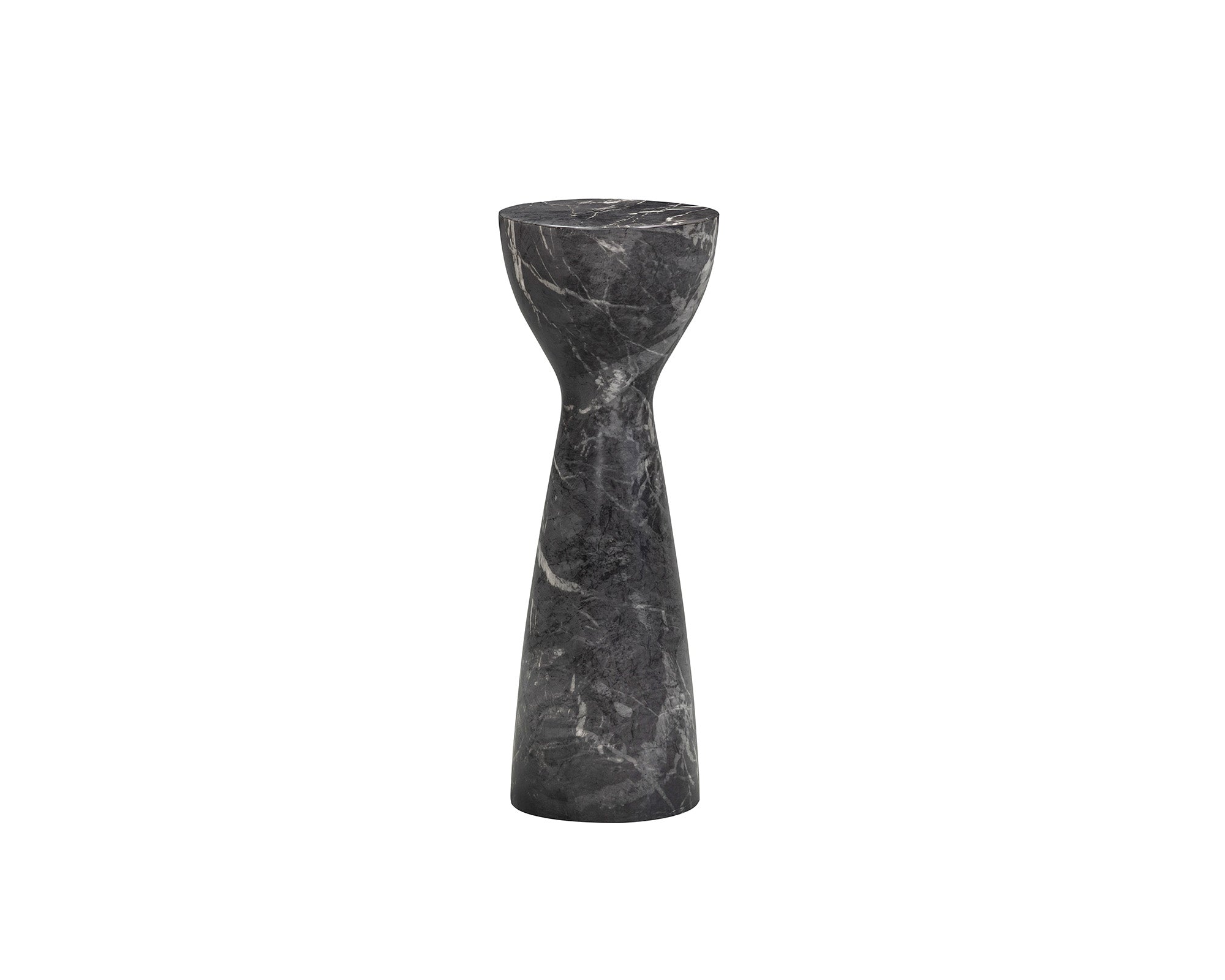 Liang & Eimil Akali Side Table – Marquina Black Marble Effect – Small