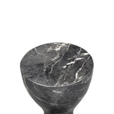Liang & Eimil Akali Side Table – Marquina Black Marble Effect – Small