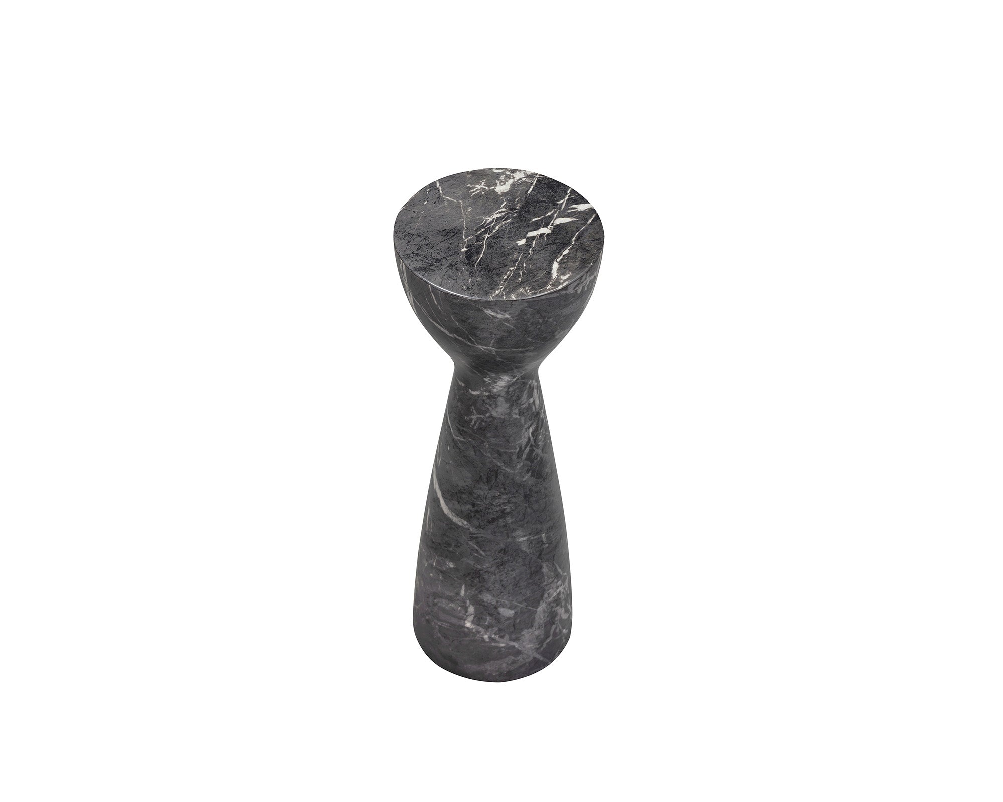 Liang & Eimil Akali Side Table – Marquina Black Marble Effect – Small