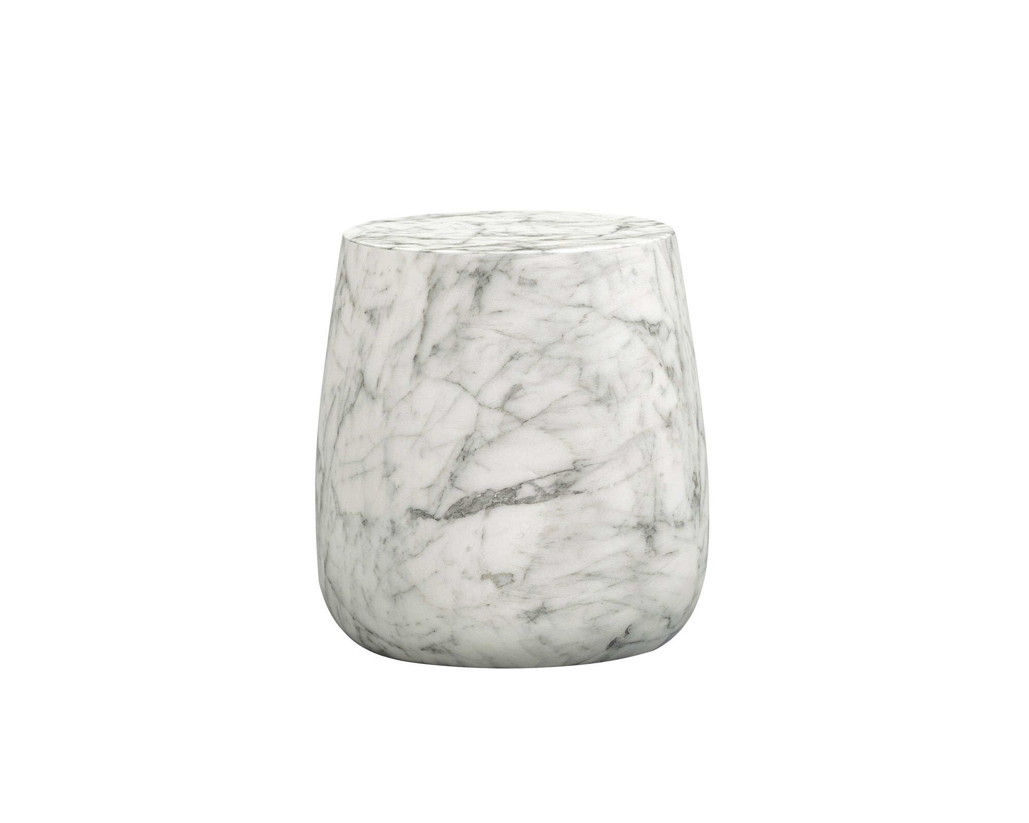 Liang & Eimil Bongo Side Table – Carrara White Marble Effect