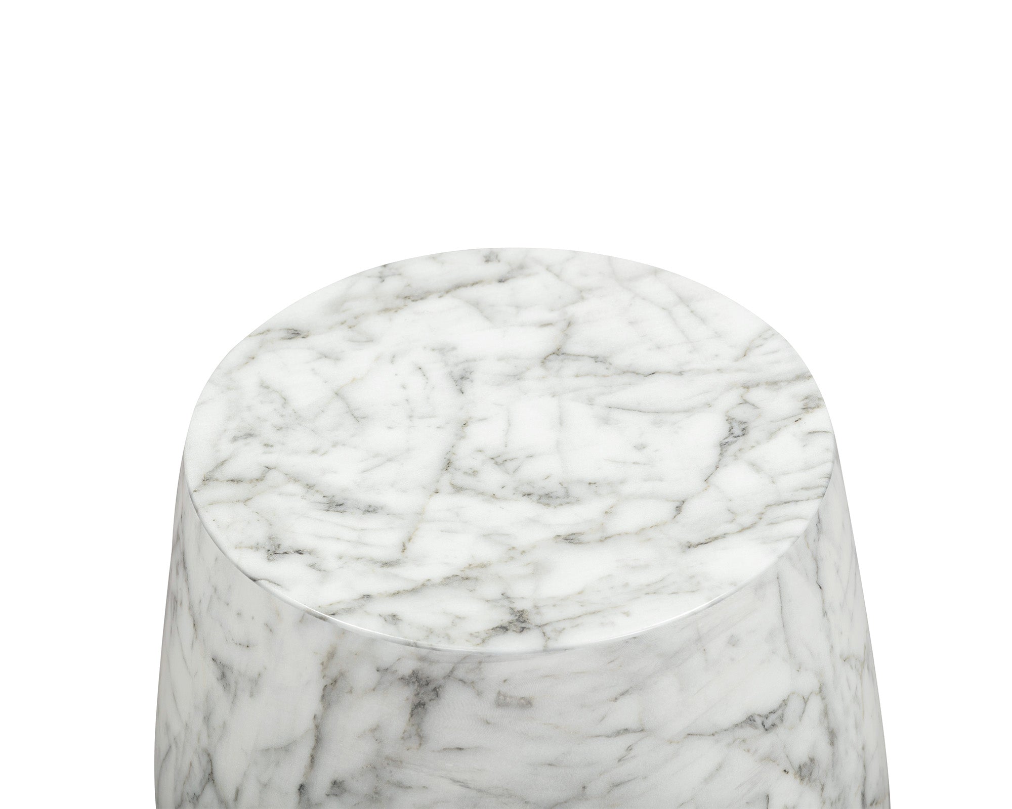 Liang & Eimil Bongo Side Table – Carrara White Marble Effect