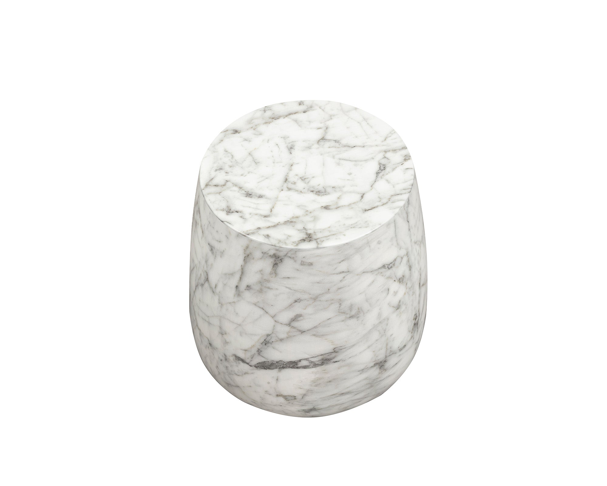 Liang & Eimil Bongo Side Table – Carrara White Marble Effect