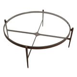 Liang & Eimil Soho Coffee Table – Antique Brass and Clear Glass