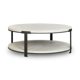 Liang & Eimil Alcana Coffee Table – Cloud Stained Oak and Black Textured Metal