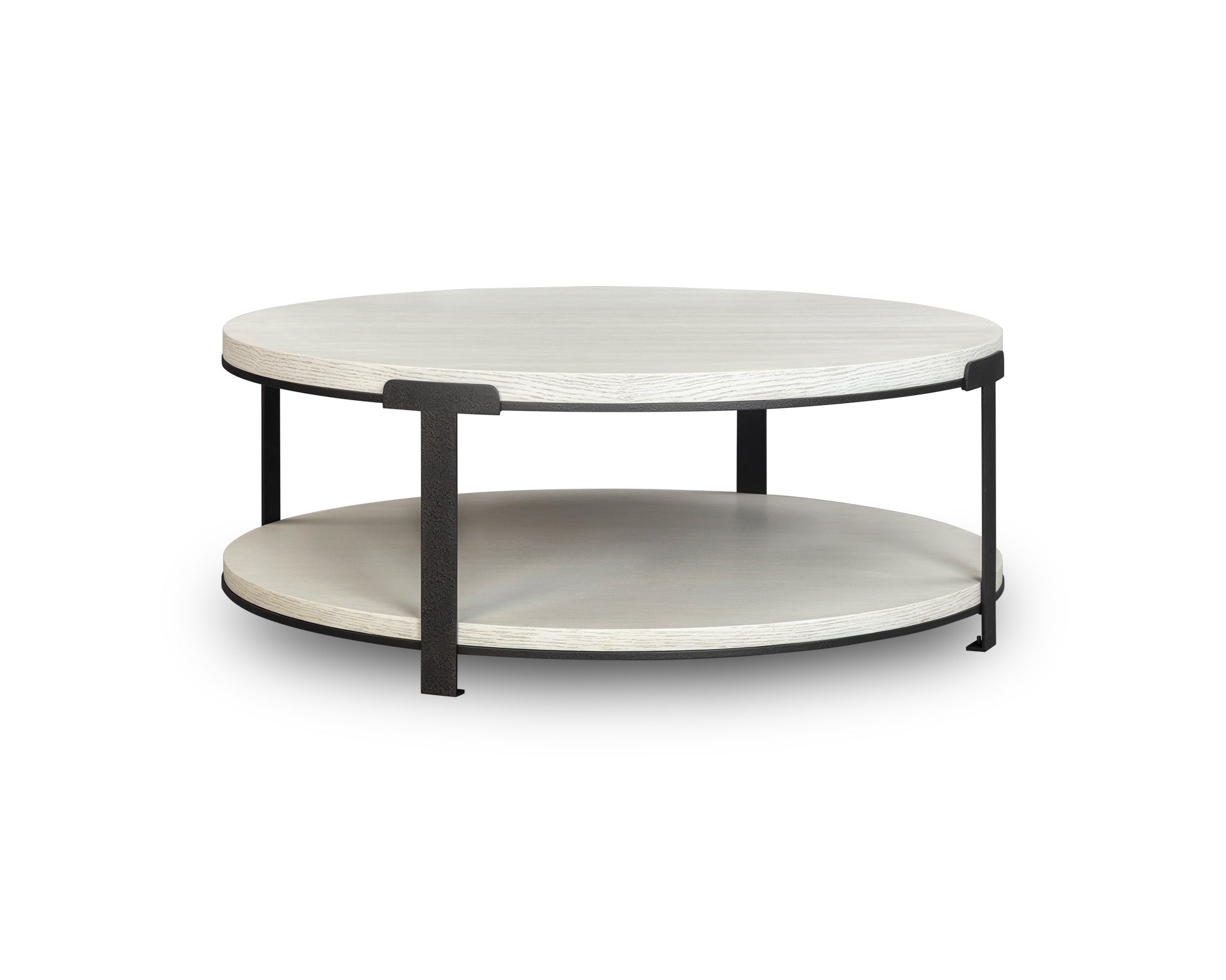 Liang & Eimil Alcana Coffee Table – Cloud Stained Oak and Black Textured Metal