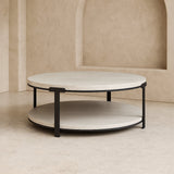Liang & Eimil Alcana Coffee Table – Cloud Stained Oak and Black Textured Metal
