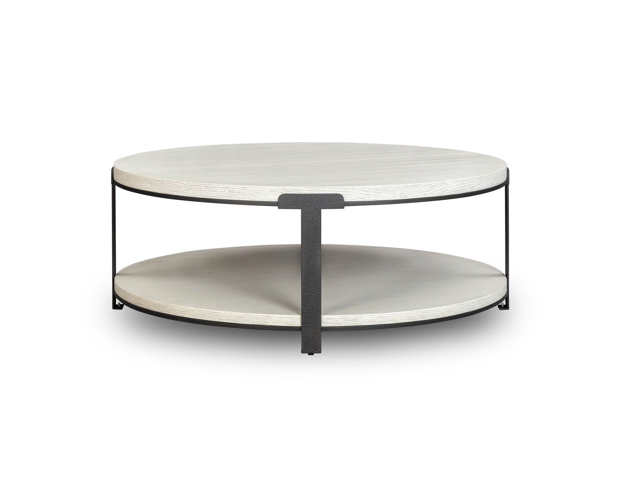 Liang & Eimil Alcana Coffee Table – Cloud Stained Oak and Black Textured Metal