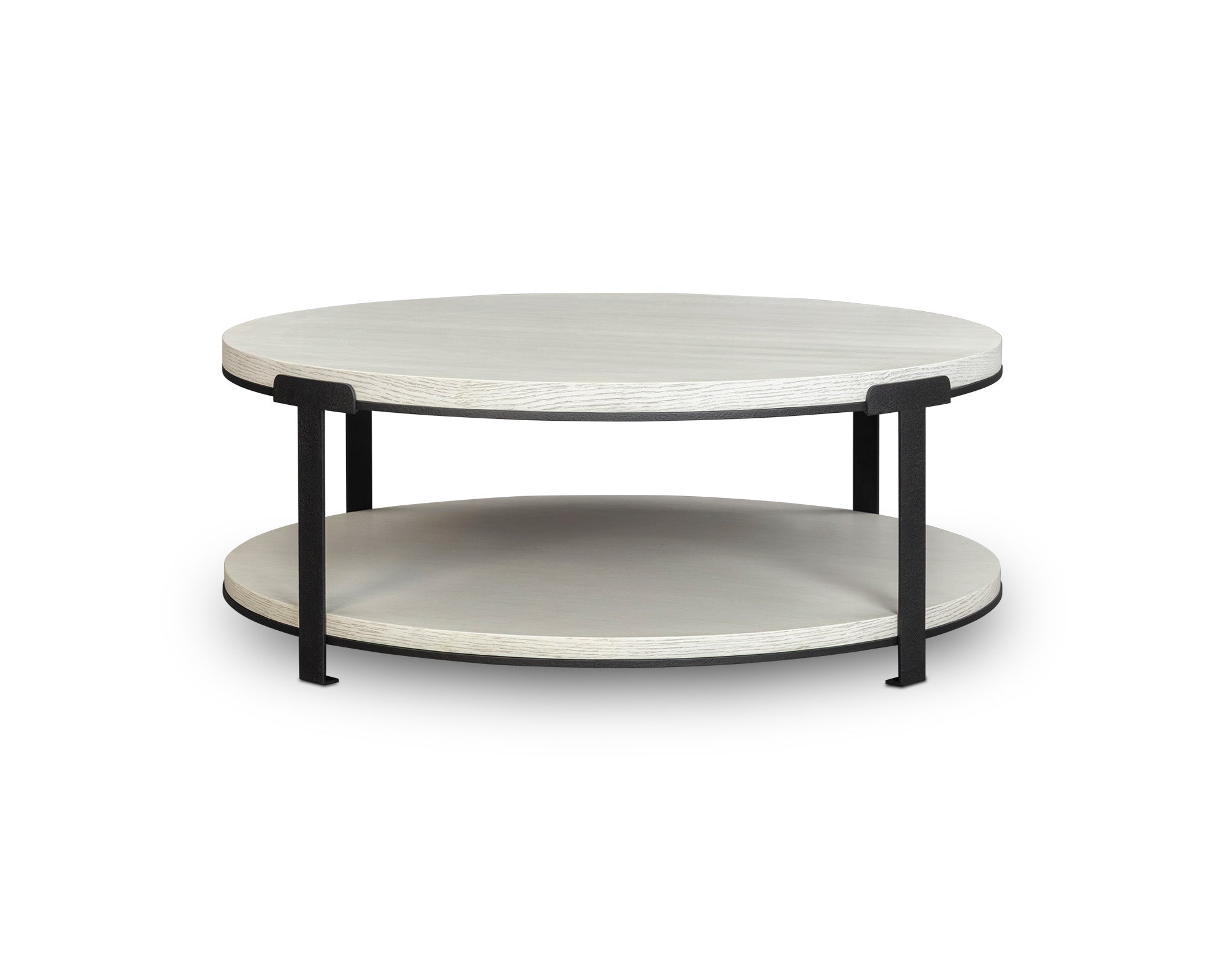 Liang & Eimil Alcana Coffee Table – Cloud Stained Oak and Black Textured Metal