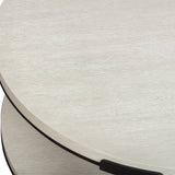 Liang & Eimil Alcana Coffee Table – Cloud Stained Oak and Black Textured Metal