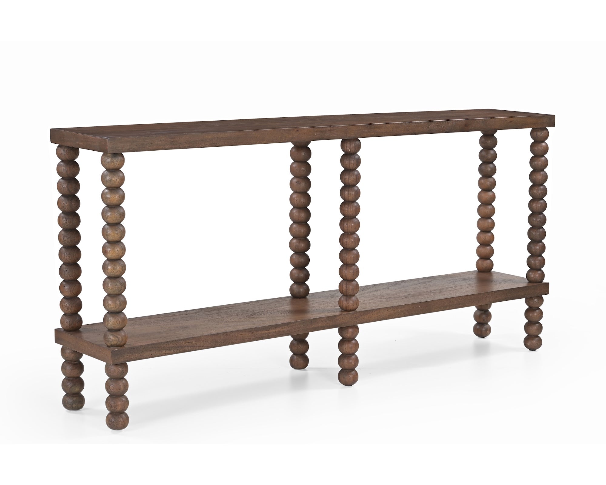 Liang & Eimil Legend Console Table – Brushed Mid Brown Acacia Wood