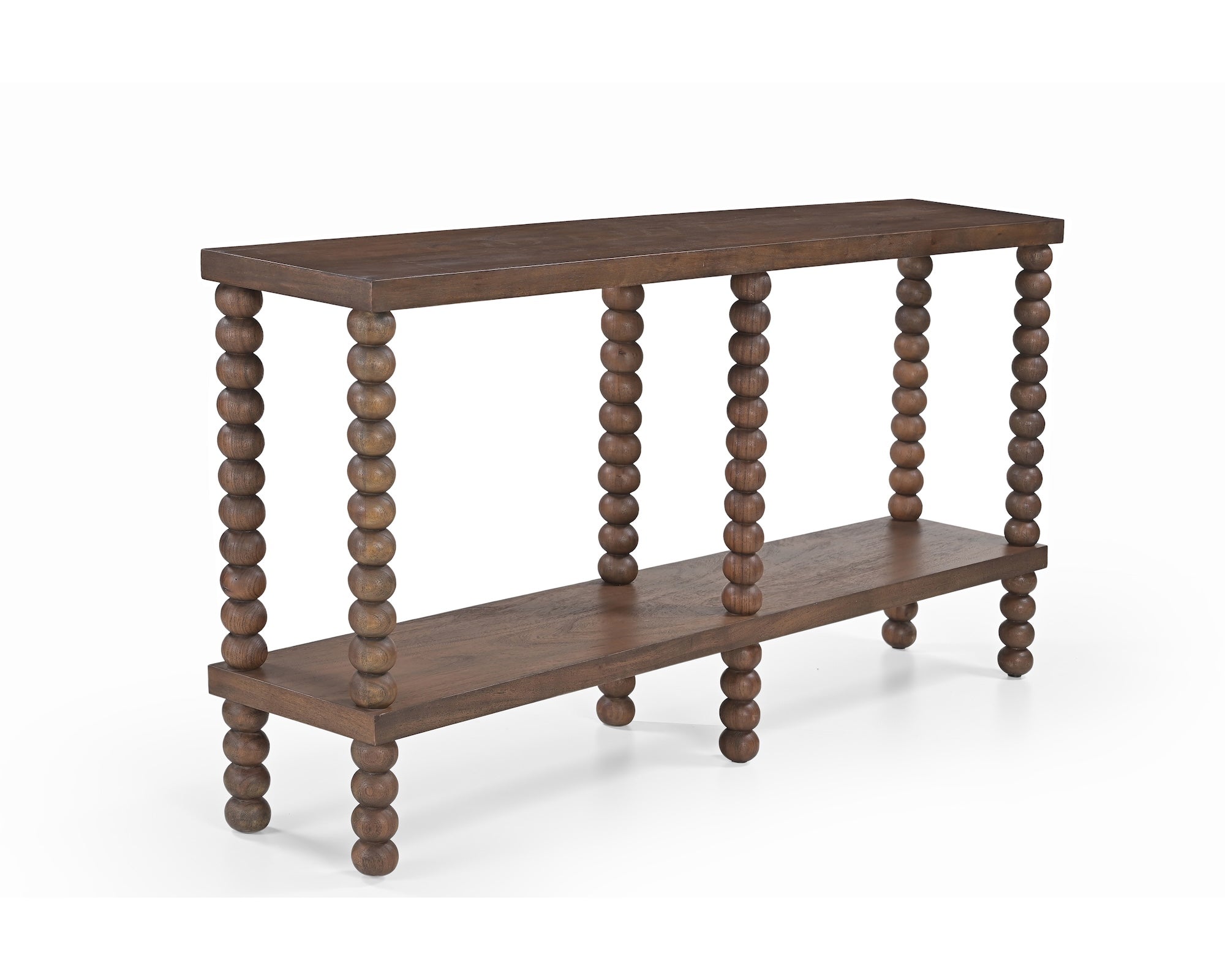 Liang & Eimil Legend Console Table – Brushed Mid Brown Acacia Wood