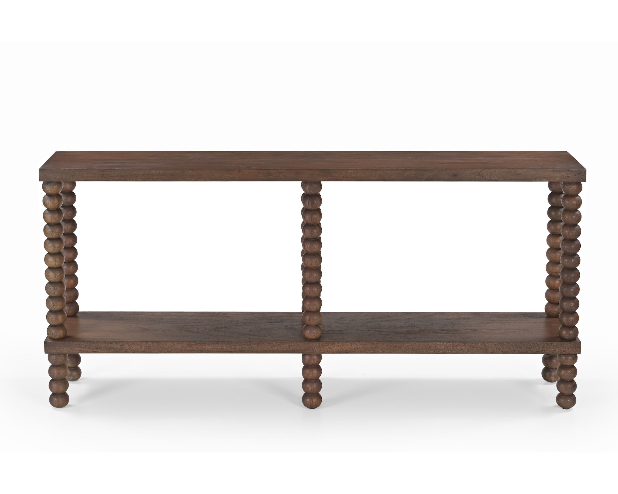Liang & Eimil Legend Console Table – Brushed Mid Brown Acacia Wood