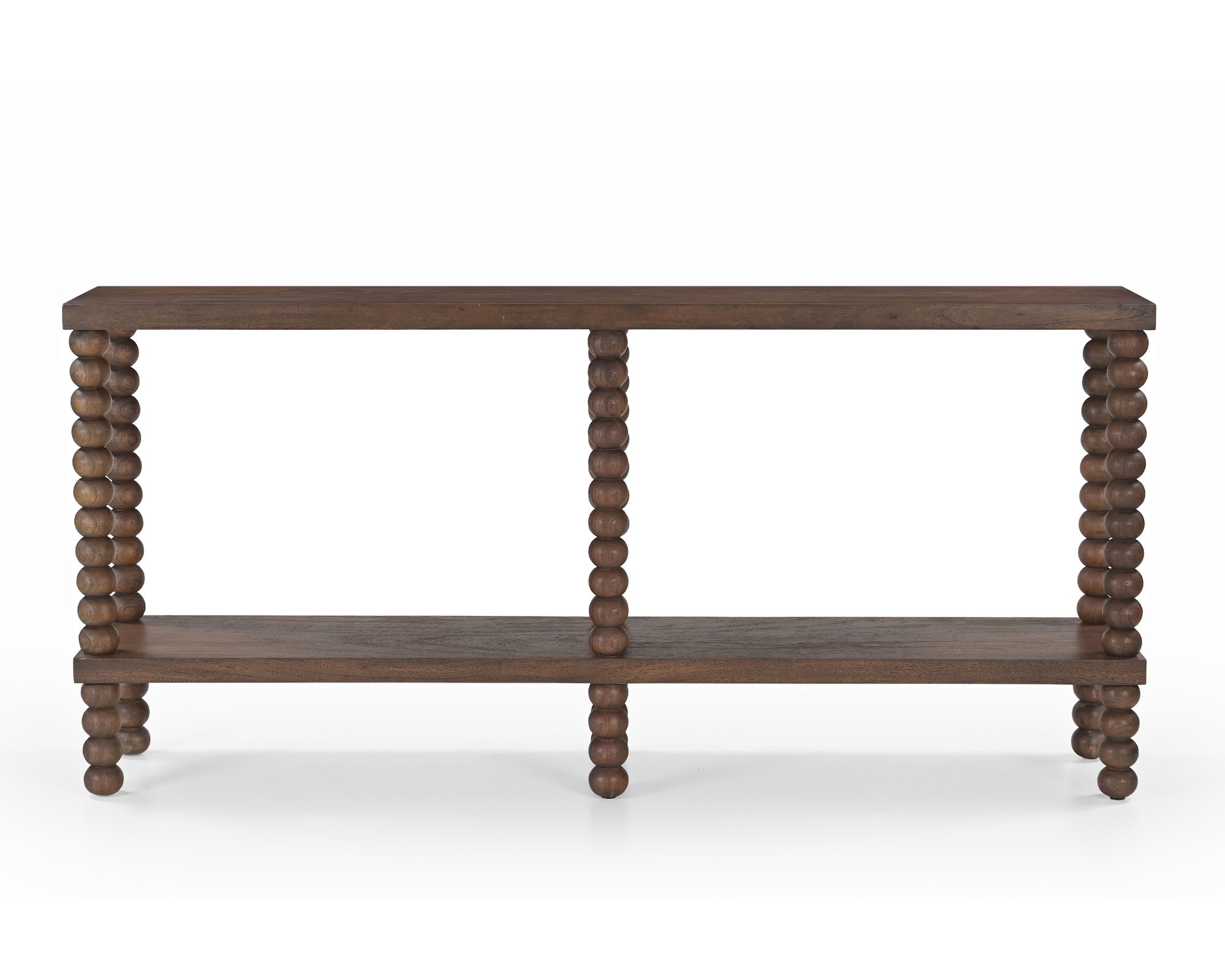 Liang & Eimil Legend Console Table – Brushed Mid Brown Acacia Wood