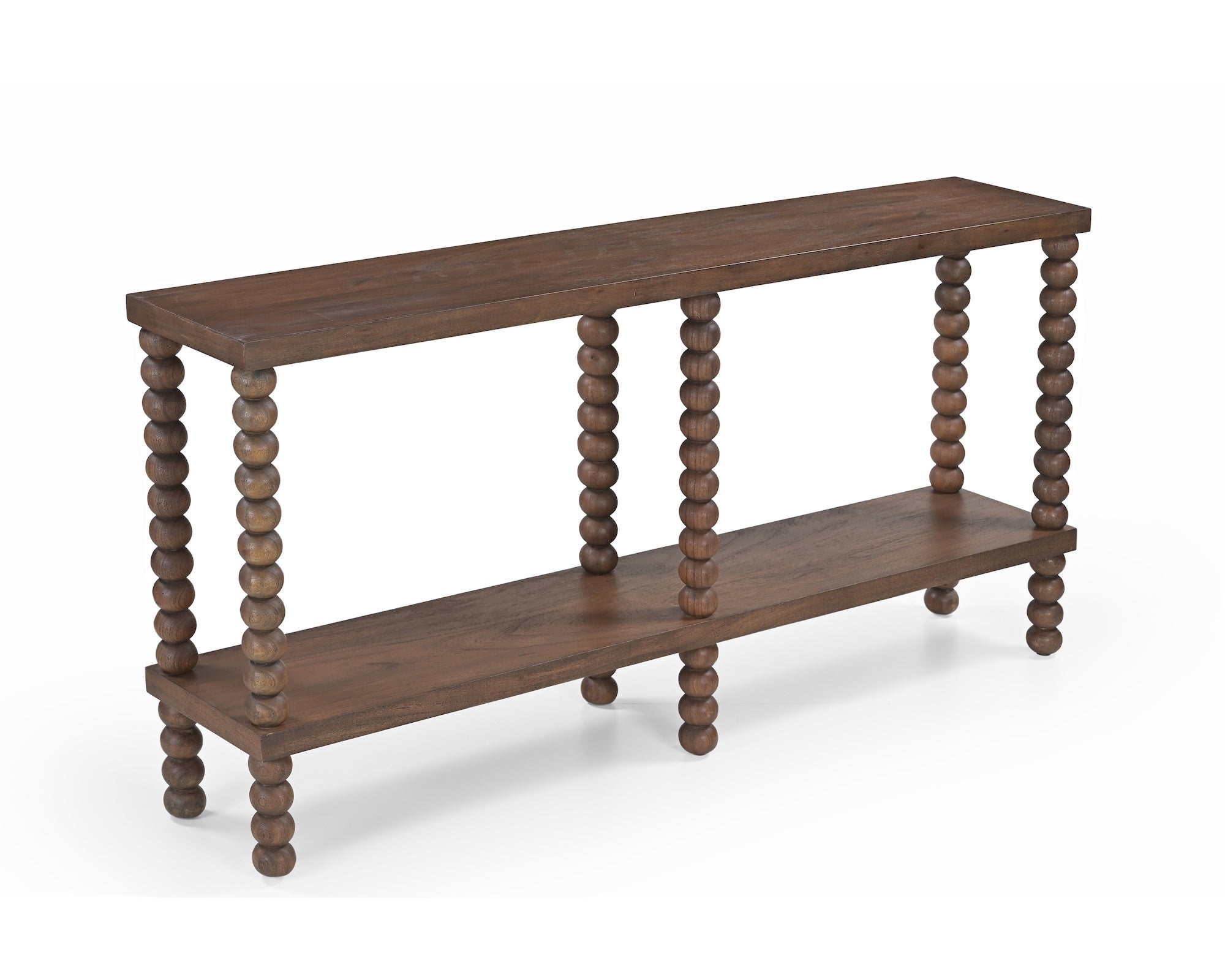 Liang & Eimil Legend Console Table – Brushed Mid Brown Acacia Wood