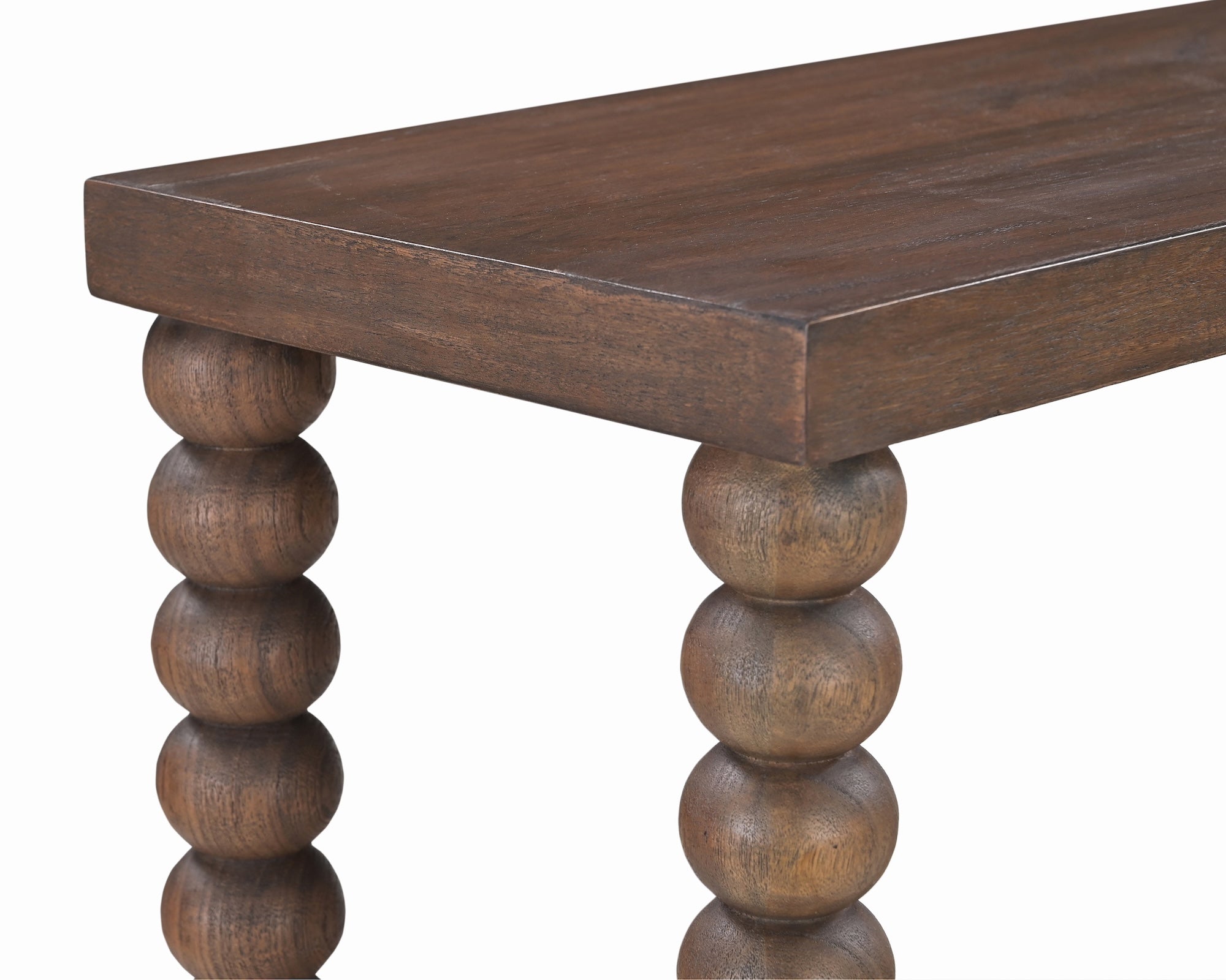 Liang & Eimil Legend Console Table – Brushed Mid Brown Acacia Wood