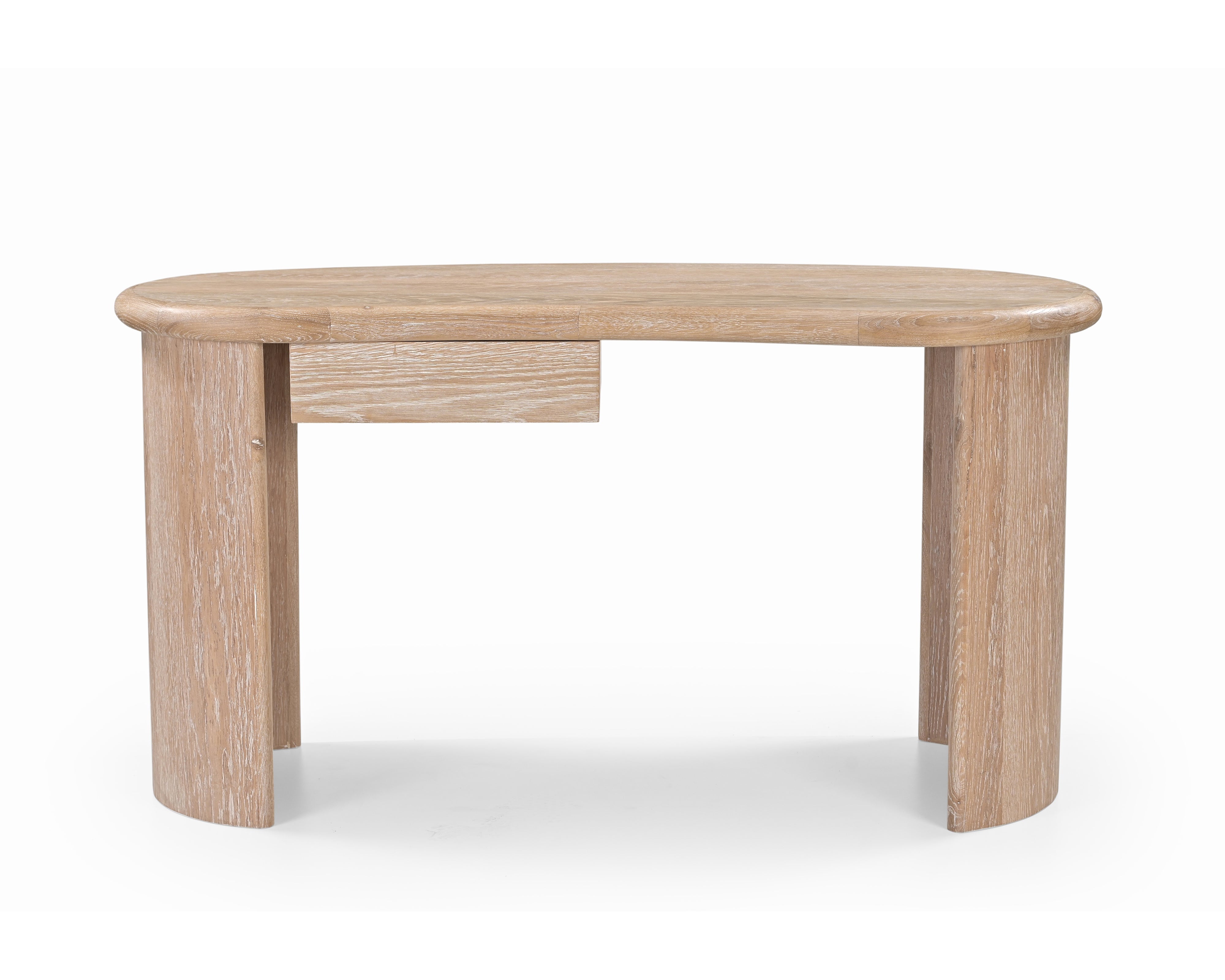 Liang & Eimil Lluna Desk – Brushed Natural American White Oak