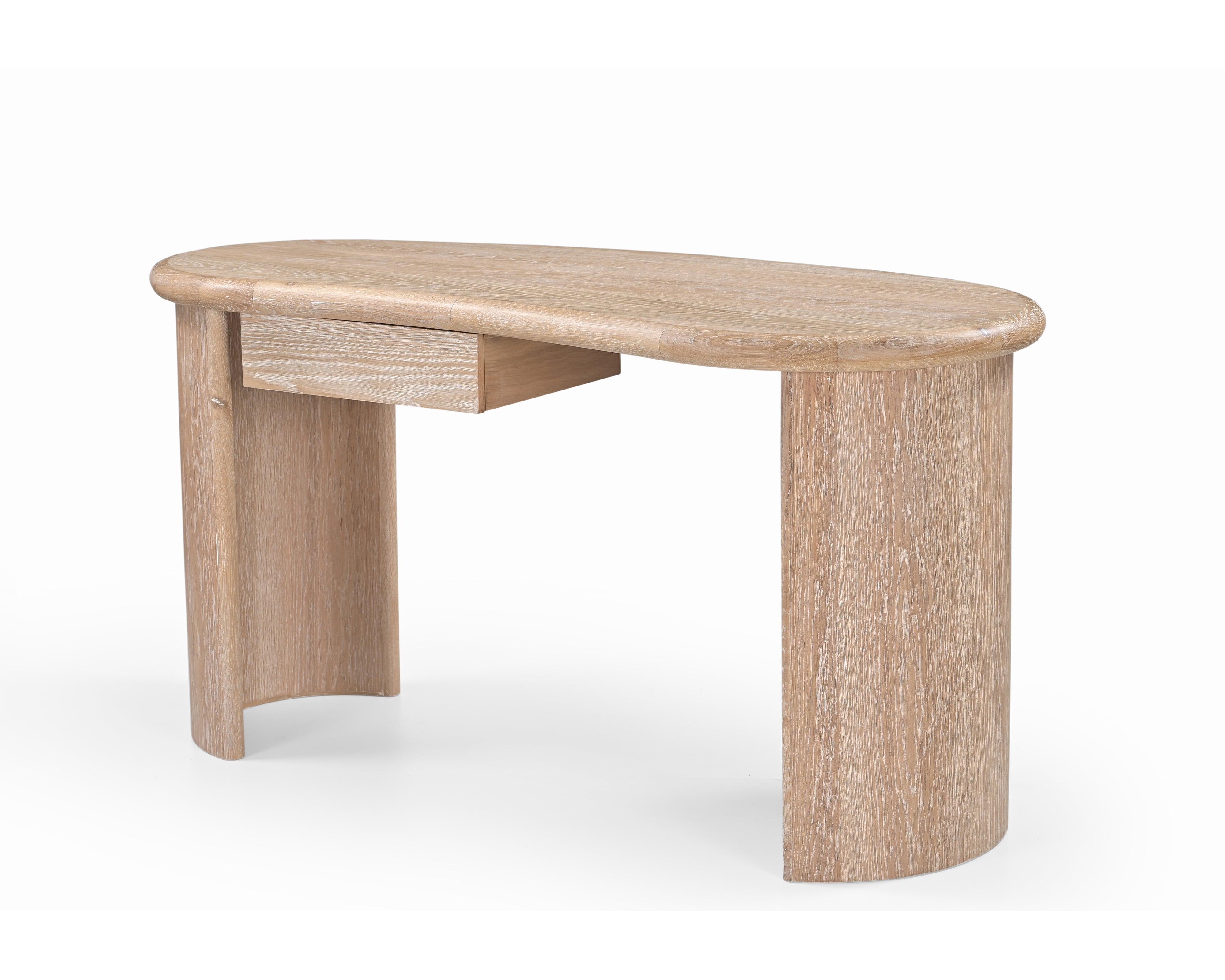 Liang & Eimil Lluna Desk – Brushed Natural American White Oak
