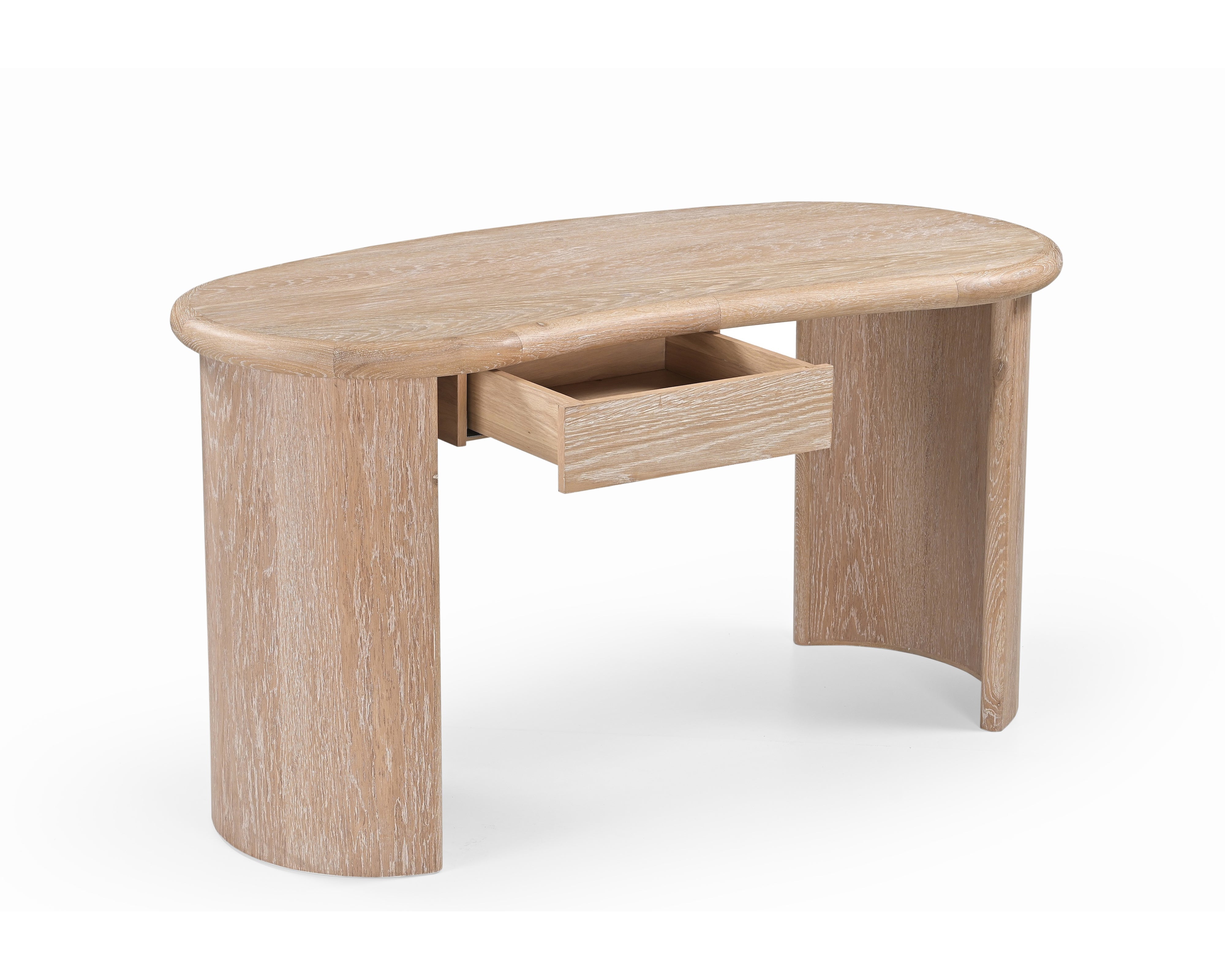 Liang & Eimil Lluna Desk – Brushed Natural American White Oak